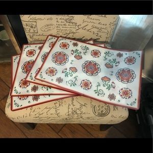 Four Outdoor Placemats